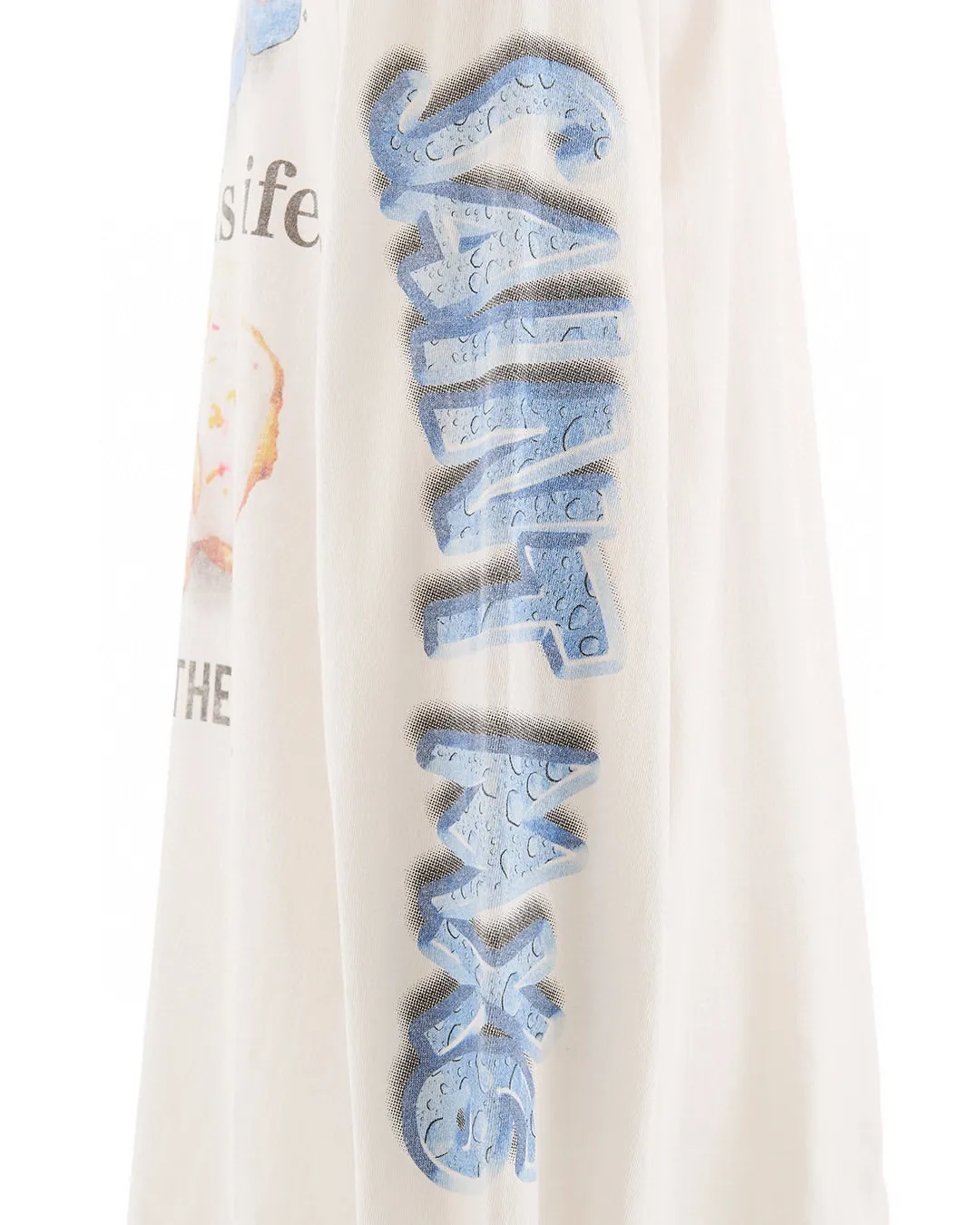 SAINT Mxxxxxx HEART COOKIES L/S TEE/WHT Love Oreo printed long sleeves Off-white S-XL Customized co-branded main mark/wash mark Correct version Ready-made garments washed and distressed VINTAGE feeling Top-notch printing technology Perfect restoration